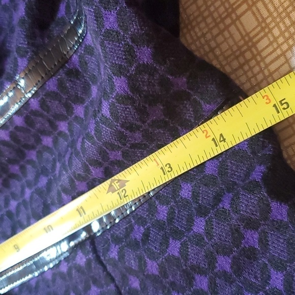 Evan Picone Purple Sleeveless Midi Sheath Dress Size 6 Career Work Business - Picture 5 of 11